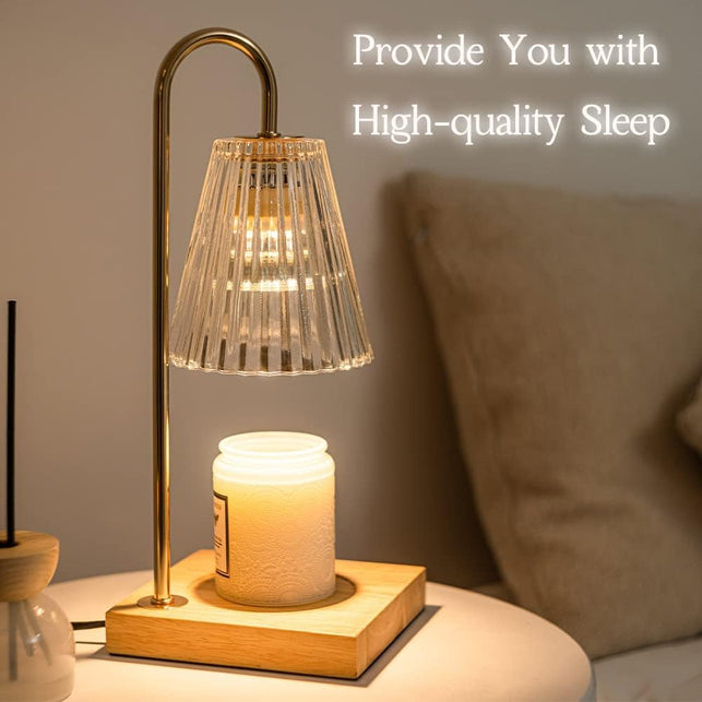 Candle Warmer Lamp Australia, Table Lamp with Dimmable and Timer for Jar Candles with 2 Bulbs, Home Décor Products for Thanksgiving Christmas Mother'S Day Birthday Women & Mom Gifts (Taidengrongla1)