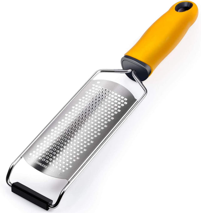 Citrus Zester Cheese Grater Multipurpose, Professional Stainless Steel Razor-Sharp Blade with Protective Cover, Parmesan Cheese,Lemon,Lime,Ginger,Chocolate,Fruits,Garlic,Kitchen Tools Dishwasher Safe