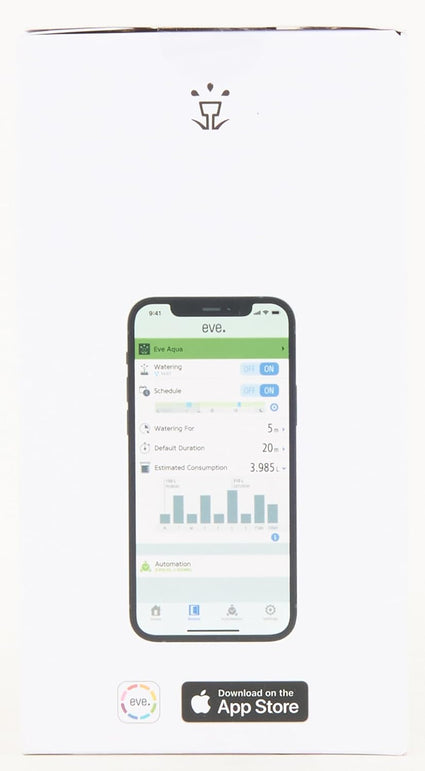 Eve Aqua – Smart Water Controller for Apple Home App or Siri, Irrigate Automatically with Schedules, Easy to Use, Remote Access, No Bridge, Bluetooth, Thread, Homekit