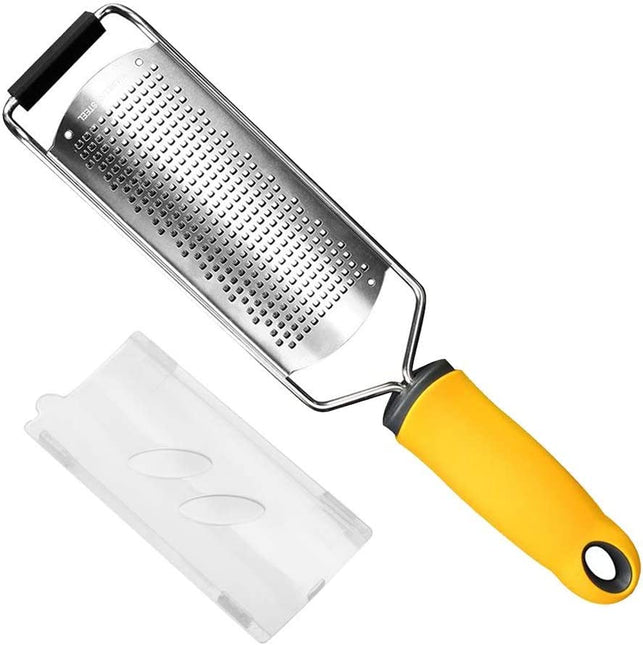 Citrus Zester Cheese Grater Multipurpose, Professional Stainless Steel Razor-Sharp Blade with Protective Cover, Parmesan Cheese,Lemon,Lime,Ginger,Chocolate,Fruits,Garlic,Kitchen Tools Dishwasher Safe