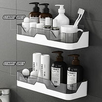 2-Pack Shower Caddy, Separable Shower Organizer, No Drilling Double Layer Shower Shelf, Used for Bathroom and Kitchen (Grey)