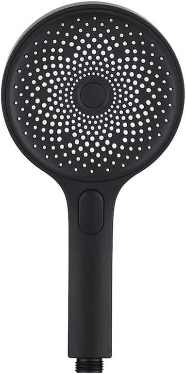 Decaura Luxury Handheld Shower Head 3-Mode Soft Rainfall Sprayer Large Hand Shower (Matt Black)