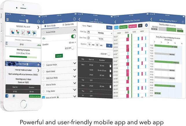 Linktap G1S Wireless Water Timer & Gateway - Cloud Controlled Smart Tap Hose Timer & App, Remote Irrigation for Garden, Weather Awareness, Manual Control & Digital Lockout, 2 Year Battery Life, IP66